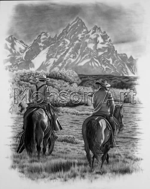Monson190312-002 Teton Riders 32×40